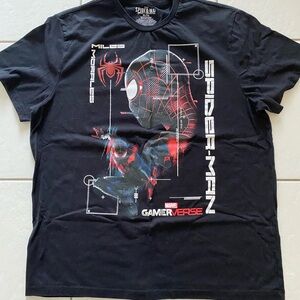 Marvel Spider-Man Miles Morales Black T-Shirt